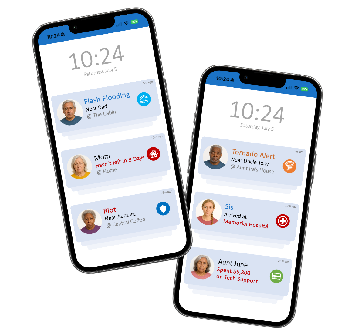 Looop lock screen notifications